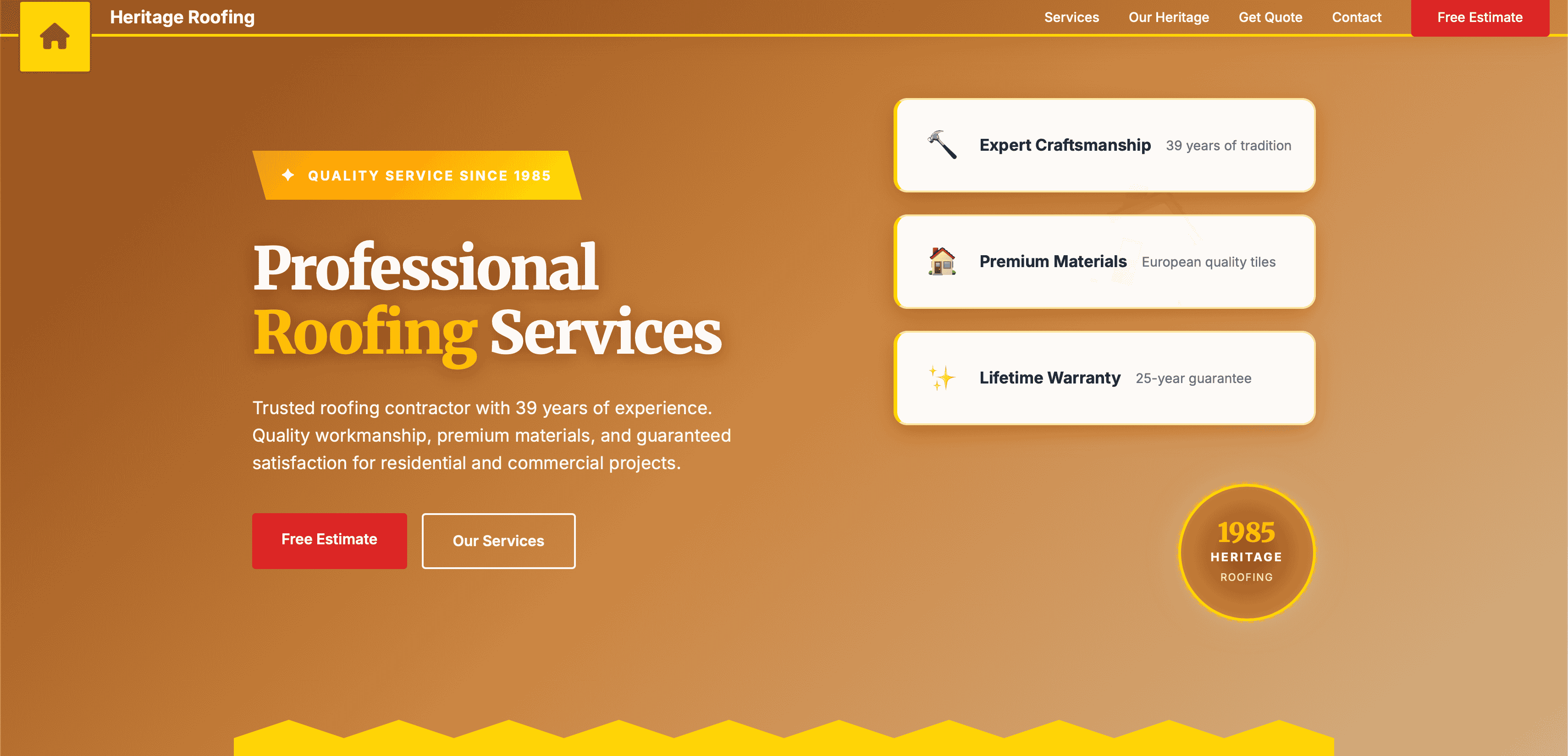 Heritage roofing